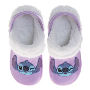 Disney Lilo & Stitch Fuzzy Fleece Lined Clogs for Girls and Womens Winter Warm Plush Garden Shoes - 1 of 4
