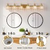 Bathroom Vanity Light Fixtures Modern Crystal Vanity Light Fixtures Over Mirror，Modern Crystal Wall Lighting with Square Shade - 3 of 4