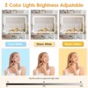 Vanity Desk Set with 3 Adjustable Lighted Mirror & Charger Station - 4 of 4