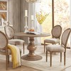 NicBex 44"/ 46"/54" Round Dining Table for 4 Seaters,Kitchen Table with Solid Wood/MDF Tabletop for Kitchen,Gray/White/Walnut - 2 of 4
