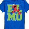 Boys' - Sesame Street - Elmo Collegiate Short Sleeve Graphic T-Shirt - 2 of 4