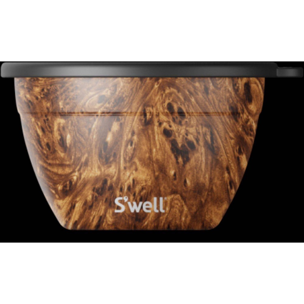 S'well 64oz Salad Bowl Kit Teakwood