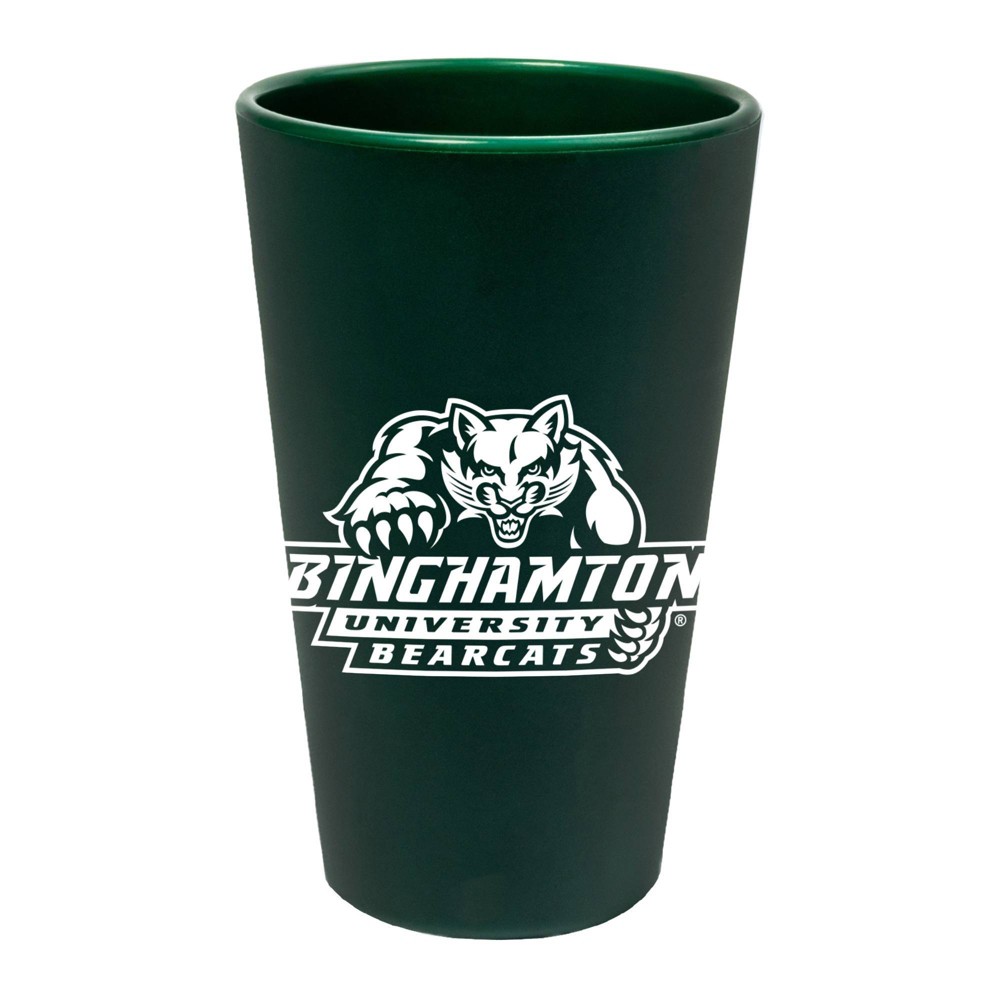 Photos - Glass NCAA Binghamton Bearcats Silicone Pint  - 16oz