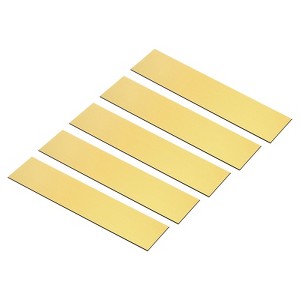 Unique Bargains DIY Laser Printing Personalized Office Blank Engraving Name Plates 5 Pcs - 1 of 4