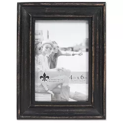 Lawrence Frames 4"W x 6"H Durham Weathered Black Wood Picture Frame 746546