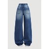 TIME HOLLOW Loose Fit Denim Pants - 2 of 3