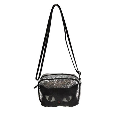Girls' Halloween Crossbody Bag - Cat & Jack™ Black