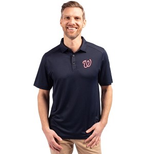 Washington Nationals Cutter & Buck Forge Eco Stretch Recycled Mens Big & Tall Polo - 1 of 1