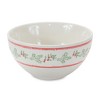 Melrose Stoneware Mistletoe Bowl (Set of 3) - 3 of 4
