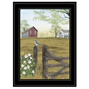 Gulches Modern Framed Wall Art for Living Room Large Handcrafted Wood Decor with Fade-Resistant Coating, Ready-to-Hang - 1 of 4