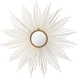 Marinda Mirror - 41" x 41" - MIR3014 - Gold - Safavieh - 1 of 3