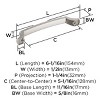 Amerock Bellamy Pull for Cabinets, Drawers, and Furniture - 4 of 4