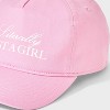 Girls' 'Literally Just a Girl' Baseball Hat - Pink - 3 of 3