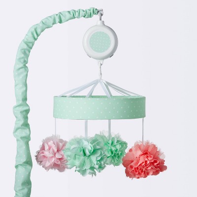 Crib Mobile Pom Pom - Cloud Island™ Mint