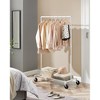 Heavy-Duty Clothes Rack, Clothing Rack for Hanging Clothes, Industrial Garment Rack on Wheels, Metal Frame, Commercial Display - 4 of 4