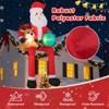 SEVOBAL Inflatable Holiday Decorations 9.5ft Inflatable Sitting Santa Decor Quick Inflation Outdoor Xmas Decor, Red, 50.4"*54"*114" - 3 of 4