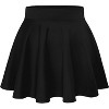 Women's Stretch Flared Mini Skirt - Super Short Skate Style in Nylon Ponte for Casual Wear - 4 of 4