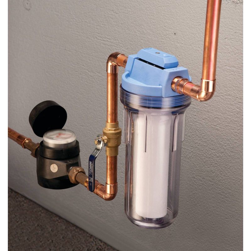 Culligan Whole House Standard Duty 3/4 Inlet/Outlet with Clear Housing Filtration System, 4 of 8