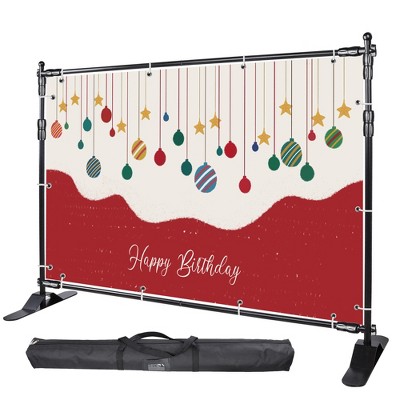 Yescom Banner Stand Adjustable Telescopic Trade Show Display Backdrop