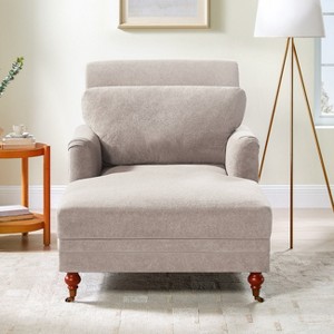 VANOMi 37.8’’W Modern Upholstered Chaise Lounge - 1 of 4