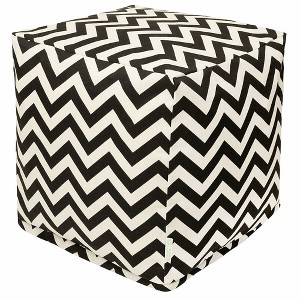 Majestic Home Goods,Cube Pouf Chevron - 1 of 4