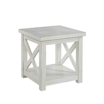 Seaside Lodge End Table - White - Home Styles