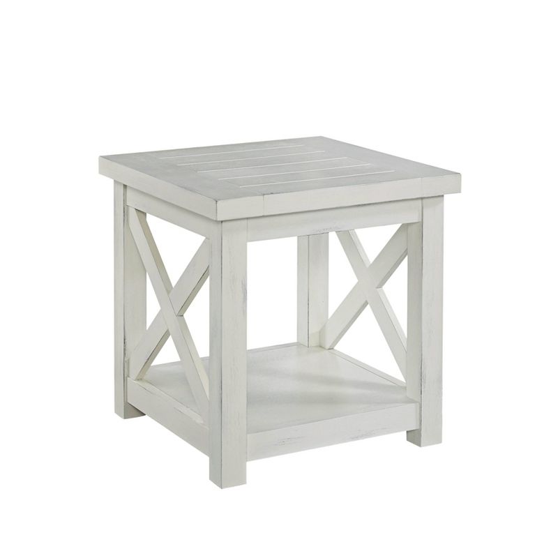 Seaside Lodge End Table - White - Home Styles, 1 of 10
