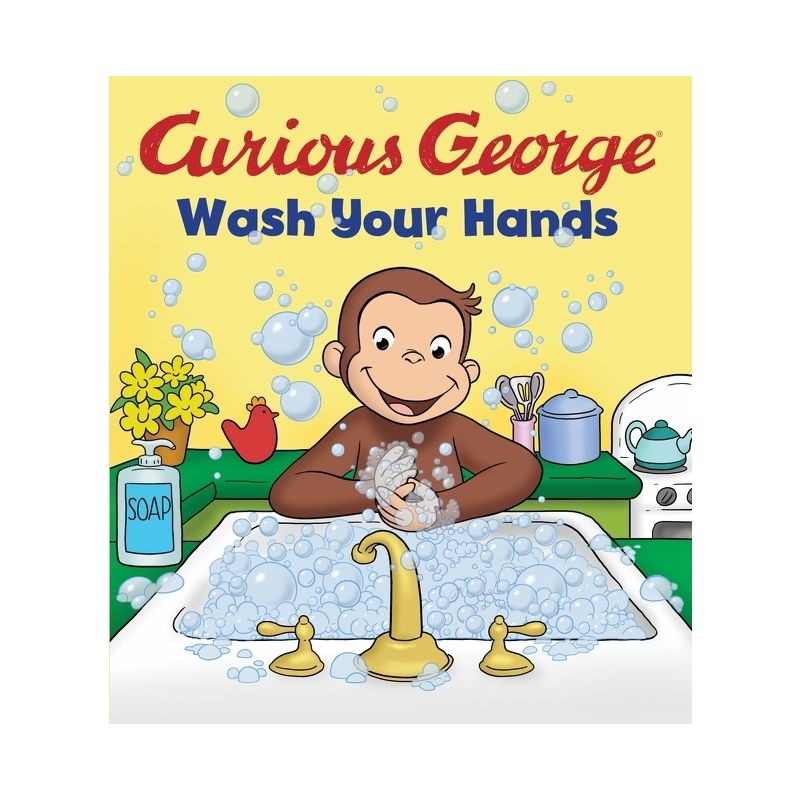 Curious George: Wash Your Hands - by  H A Rey (Board Book), 1 of 2