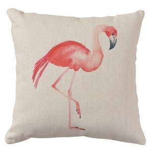 Split P Flamingo Pillow Cover - 1 of 3