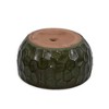 Wooakway 15" Dia Outdoor Indoor Ceramic Planter Pot Decorative Planter with Drainage Hole Patio Flower Pot - 4 of 4
