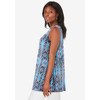 Jessica London Women's Plus Size Stretch Knit Sleeveless Swing Tunic - 4 of 4