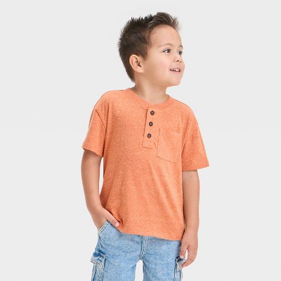 Toddler Boys' Short Sleeve Henley T-Shirt - Cat & Jack™