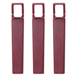 Unique Bargains Portable Travel Plastic Rectangle Pocket Wine Bottle Openers 4.2" 3 Pcs - 1 of 3