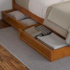 AFI Furnishings AFI Queen-King-Twin XL Mid-Century Modern Under Bed Storage Drawers in Light Toffee - 3 of 4