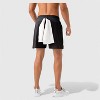 Anna-Kaci Active Men's Quick Dry Training Shorts with Elastic Waistband Adjustable Drawstring and Side Vents - 3 of 4