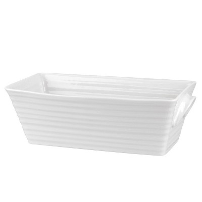 Portmeirion Sophie Conran White Rectangular Baker - 11 x 5.25 Inch