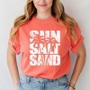 Simply Sage Market Women's Sun Salt Sand Short Sleeve Garment Dyed Tee - 2 of 2