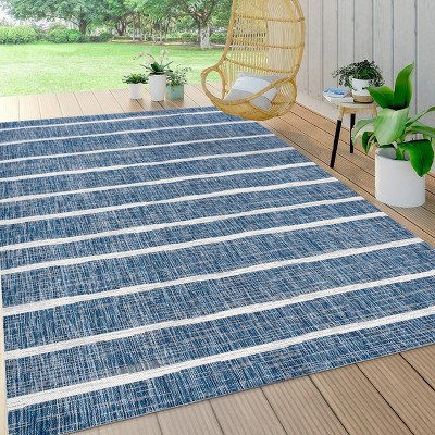 JONATHAN Y Colonia Berber Stripe Indoor/Outdoor Area Rug