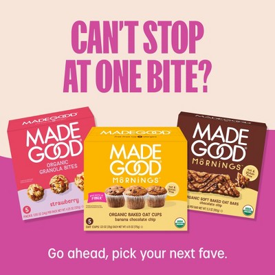 MadeGood Chocolate Drizzled Birthday Cake Granola Protein Bars Value Pack - 12.75oz/15ct