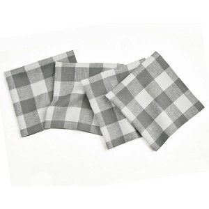 Solino Home Linen Dinner Napkins | Buffalo Check - 1 of 4