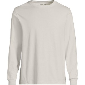 Lands' End Men's Super-T Long Sleeve T-Shirt - 1 of 2