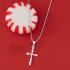 Ross-Simons Child's 14kt White Gold Cross Pendant Necklace Size 15 - 3 of 4