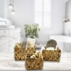 Evideco French Home Goods Set of 3 Water Hyacinth Baskets with Handles - Natural Braided Design for Stylish Home Organization - 4 of 4