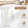 Unique Bargains Stainless Steel Invisible Wall U-shaped Plate Hangers with Traceless Nail 4 Pcs - 2 of 4