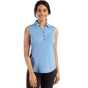 Cutter & Buck Forge Eco Stretch Recycled Womens Sleeveless Polo - 1 of 2