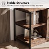 WhizMax Farmhouse TV Stand for 65 Inch TVs, Entertainment Center With Double Mesh Doors & Storage Cabinet, Rustic Media Console Table for Living Room - 4 of 4