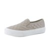 CUSHIONAIRE Faze Women’s Quilted Slip-On Sneaker – Faux Leather Casual Shoe with Memory Foam Insole & Rubber Outsole - 2 of 4