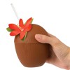 Henbrandt Coconut Cup Flower and Straw - 4 of 4