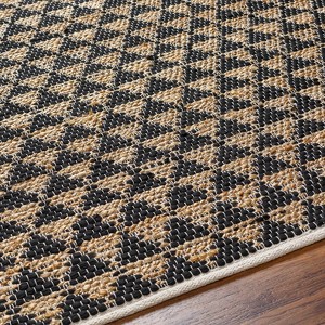 Hauteloom Colm Recycled Black Jean Rug - 1 of 4