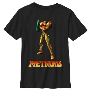 Boys Nintendo Prime Samus Aran Full Shot T Shirt - 1 of 4